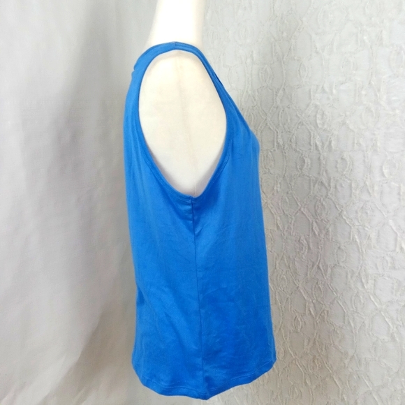 Inc + Ivy Women's Blue Tank Top Size XL NWT - Picture 2 of 4
